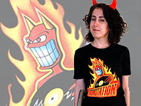 Drumstation Vinyl Devil t-shirt