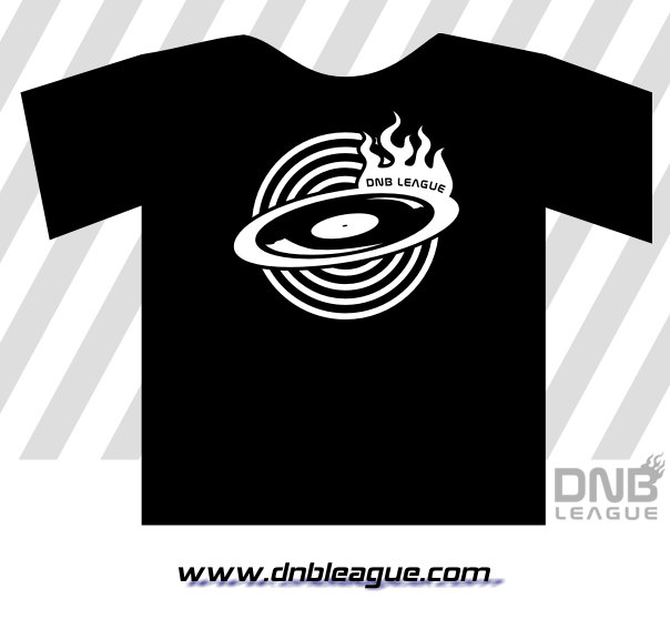 DNB LEAGUE vinyl (hemp t-shirt)