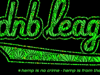 DNB league shirt - hemp is no crime - hemp is from the earth
